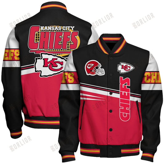 Kansas City Chiefs Football Team 2024 - 25 Second Family Unisex Varsity Jacket