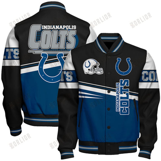 Indianapolis Colts Football Team 2024 - 25 Second Family Unisex Varsity Jacket