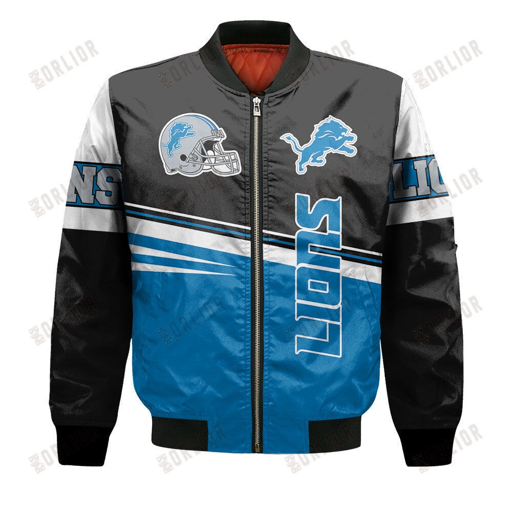 Detroit Lions Football Team 2024 - 25 Second Family Bomber Jacket