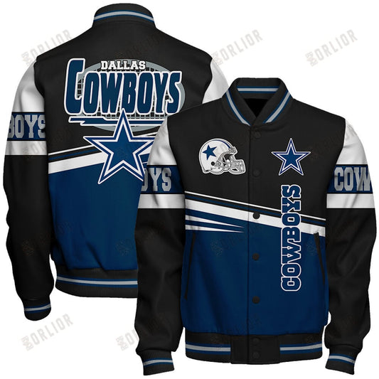 Dallas Cowboys Football Team 2024 - 25 Second Family Unisex Varsity Jacket