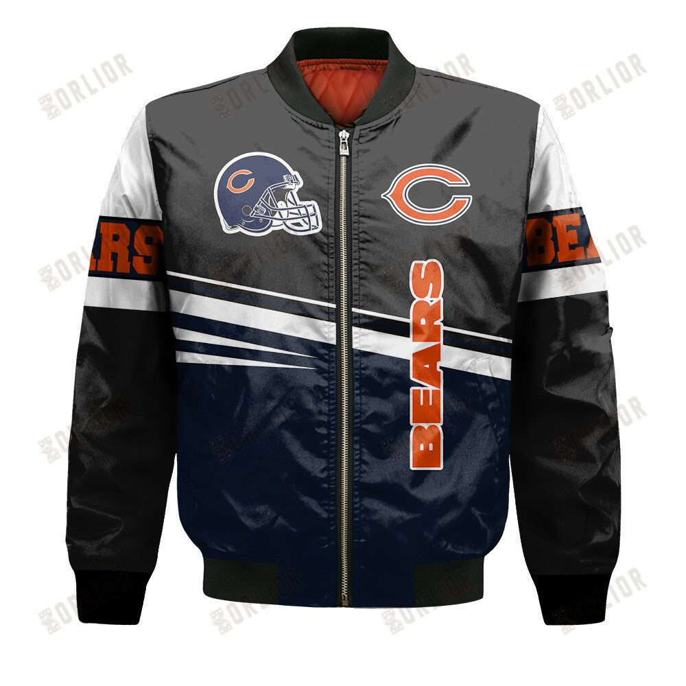 Chicago Bears Football Team 2024 - 25 Second Family Bomber Jacket