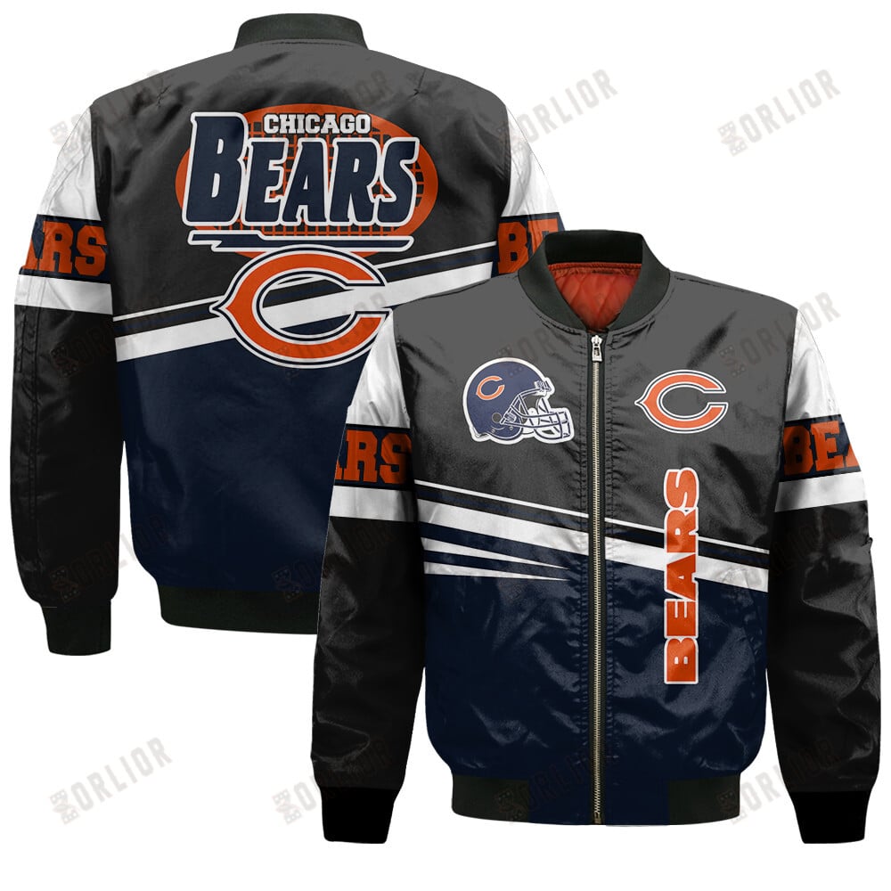 Chicago Bears Football Team 2024 - 25 Second Family Bomber Jacket
