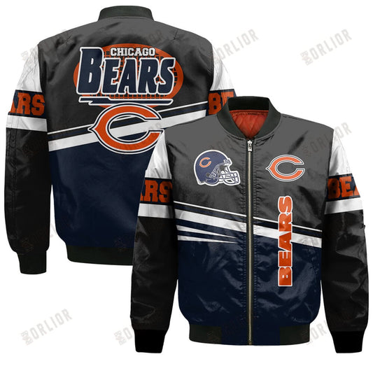 Chicago Bears Football Team 2024 - 25 Second Family Bomber Jacket