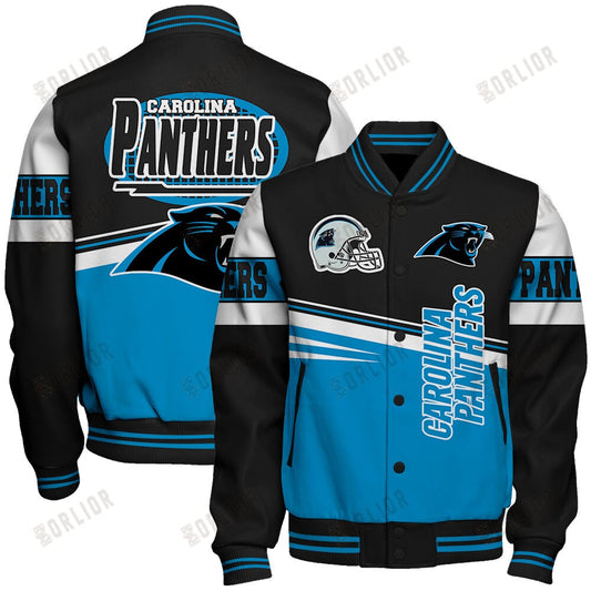 Carolina Panthers Football Team 2024 - 25 Second Family Unisex Varsity Jacket