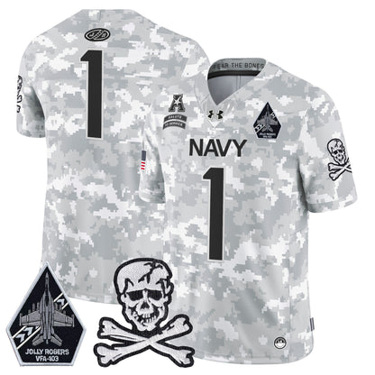 Navy Midshipmen 2024 Salute to Service Vapor Limited Jersey - All Stitched