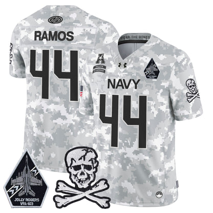 Navy Midshipmen 2024 Salute to Service Vapor Limited Jersey - All Stitched