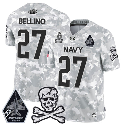 Navy Midshipmen 2024 Salute to Service Vapor Limited Jersey - All Stitched