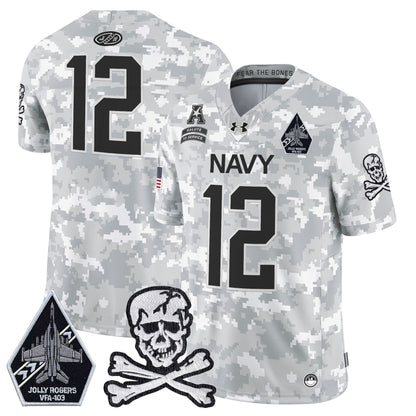 Navy Midshipmen 2024 Salute to Service Vapor Limited Jersey - All Stitched