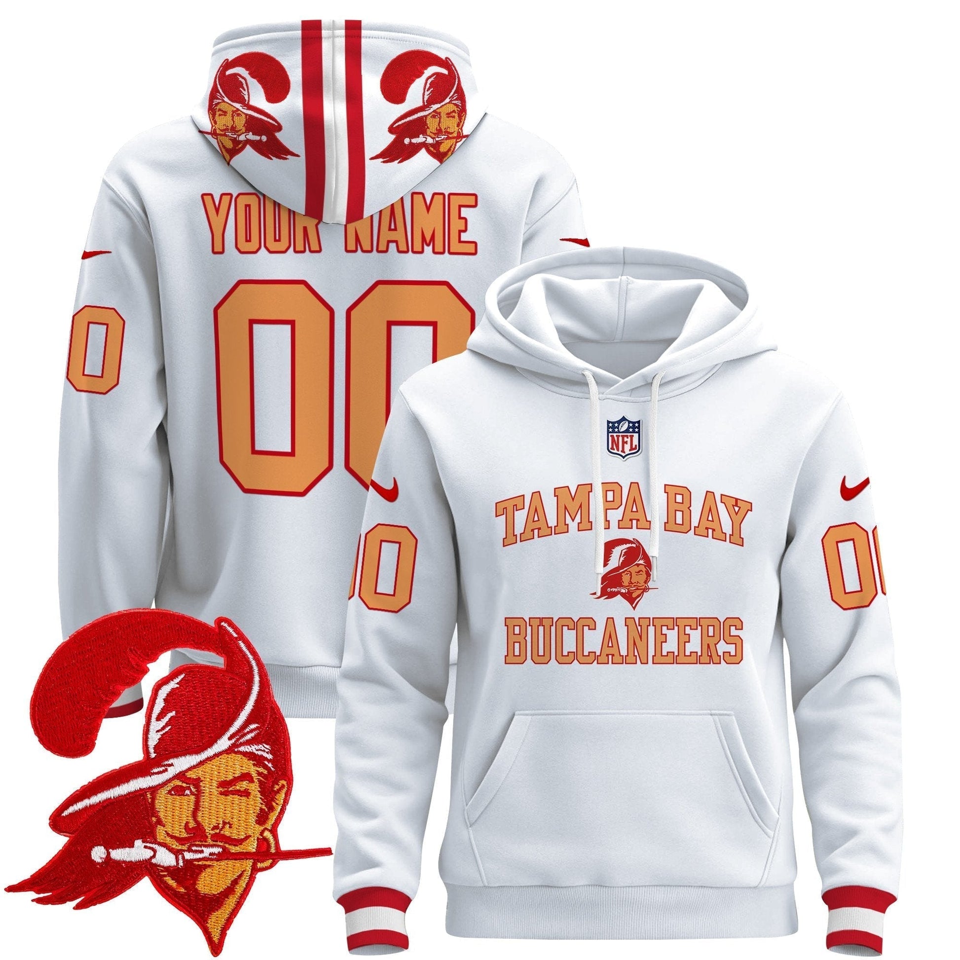 Tampa Bay Buccaneers 2024 Custom Pullover Hoodie V3