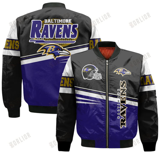 Baltimore Ravens Football Team 2024 - 25 Second Family Bomber Jacket