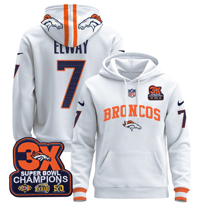 Denver Broncos 2024 Pullover Hoodie V2 - All Stitched