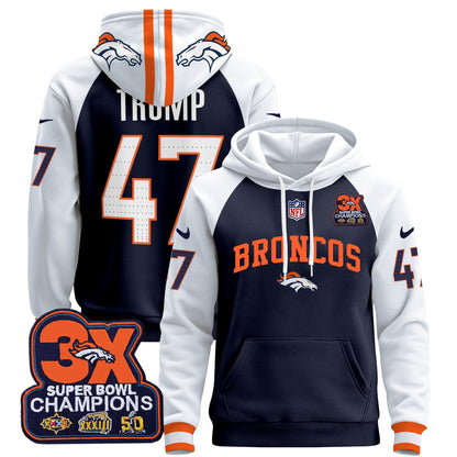 Denver Broncos 2024 Pullover Hoodie V2 - All Stitched