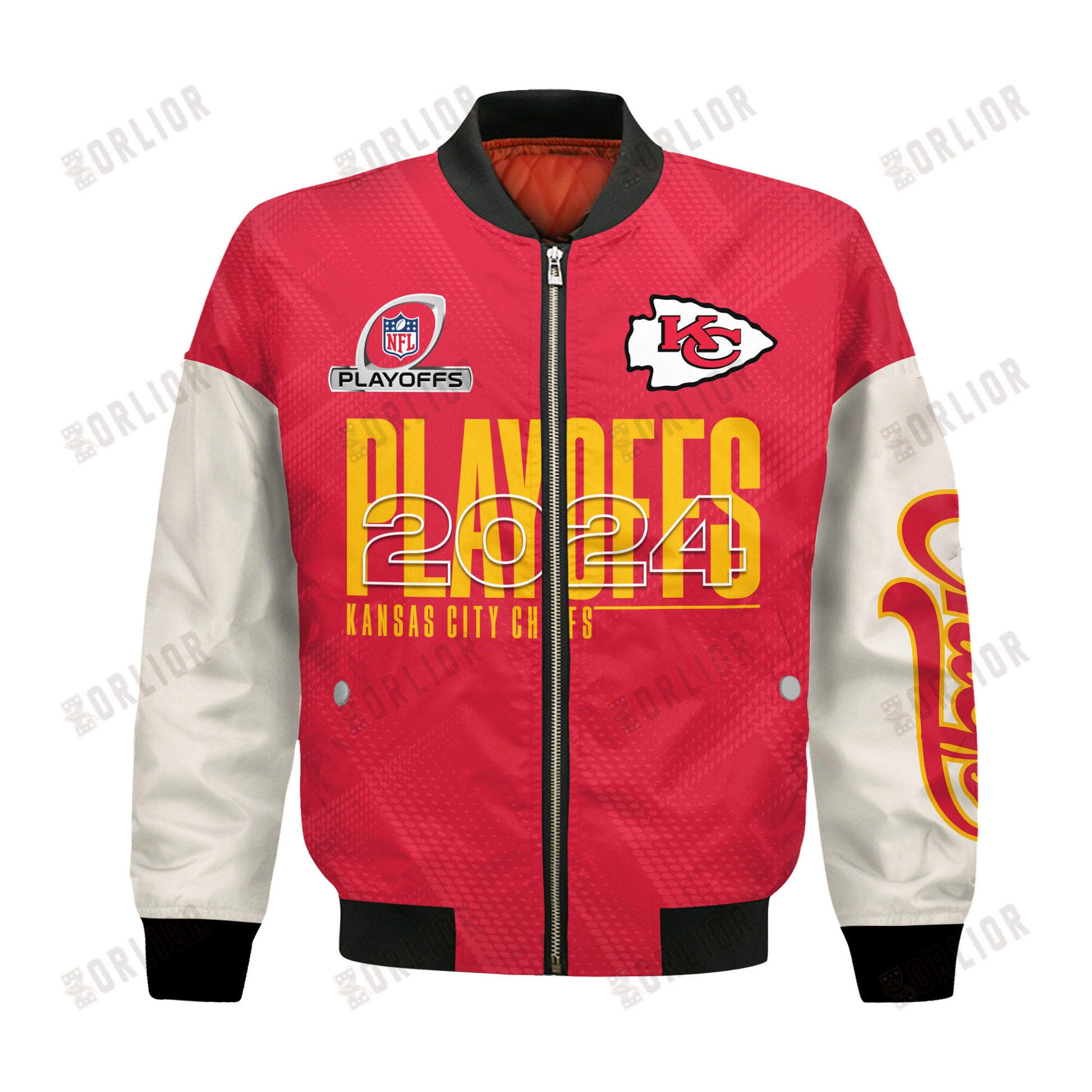 Kansas City Chiefs AFC WEST Champions 2024 Bomber Jacket