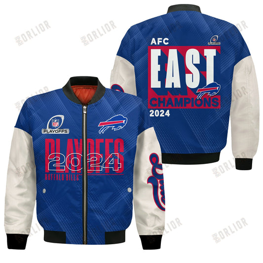Buffalo Bills AFC EAST Champions 2024 Bomber Jacket