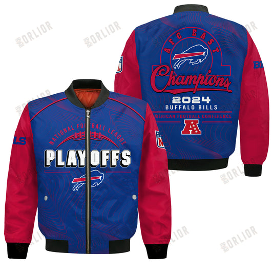 Buffalo Bills Football 2024- 25 Our Honor, Our Faith Bomber Jacket