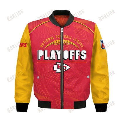 Kansas City Chiefs Football 2024- 25 Our Honor, Our Faith Bomber Jacket