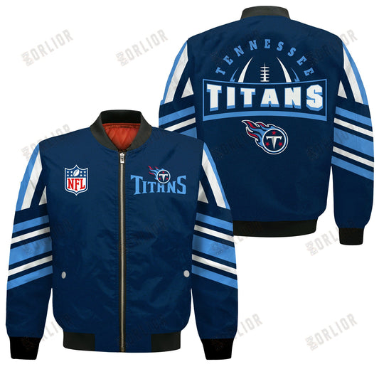 Tennessee Titans Football Team 2024- 25 Immortal Faith Bomber Jacket