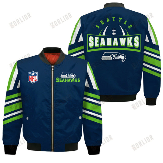 Seattle Seahawks Football Team 2024- 25 Immortal Faith Bomber Jacket