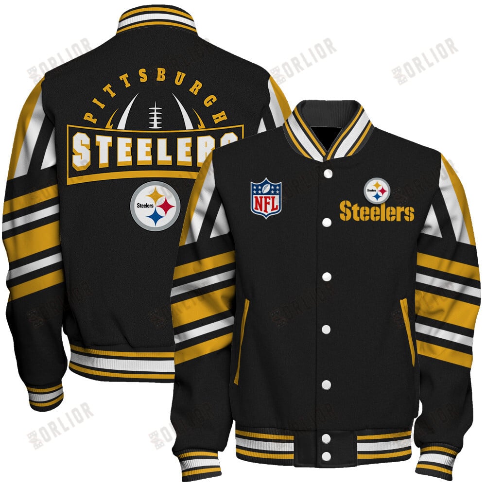 Pittsburgh Steelers Football Team 2024- 25 Immortal Faith Unisex Varsity Jacket