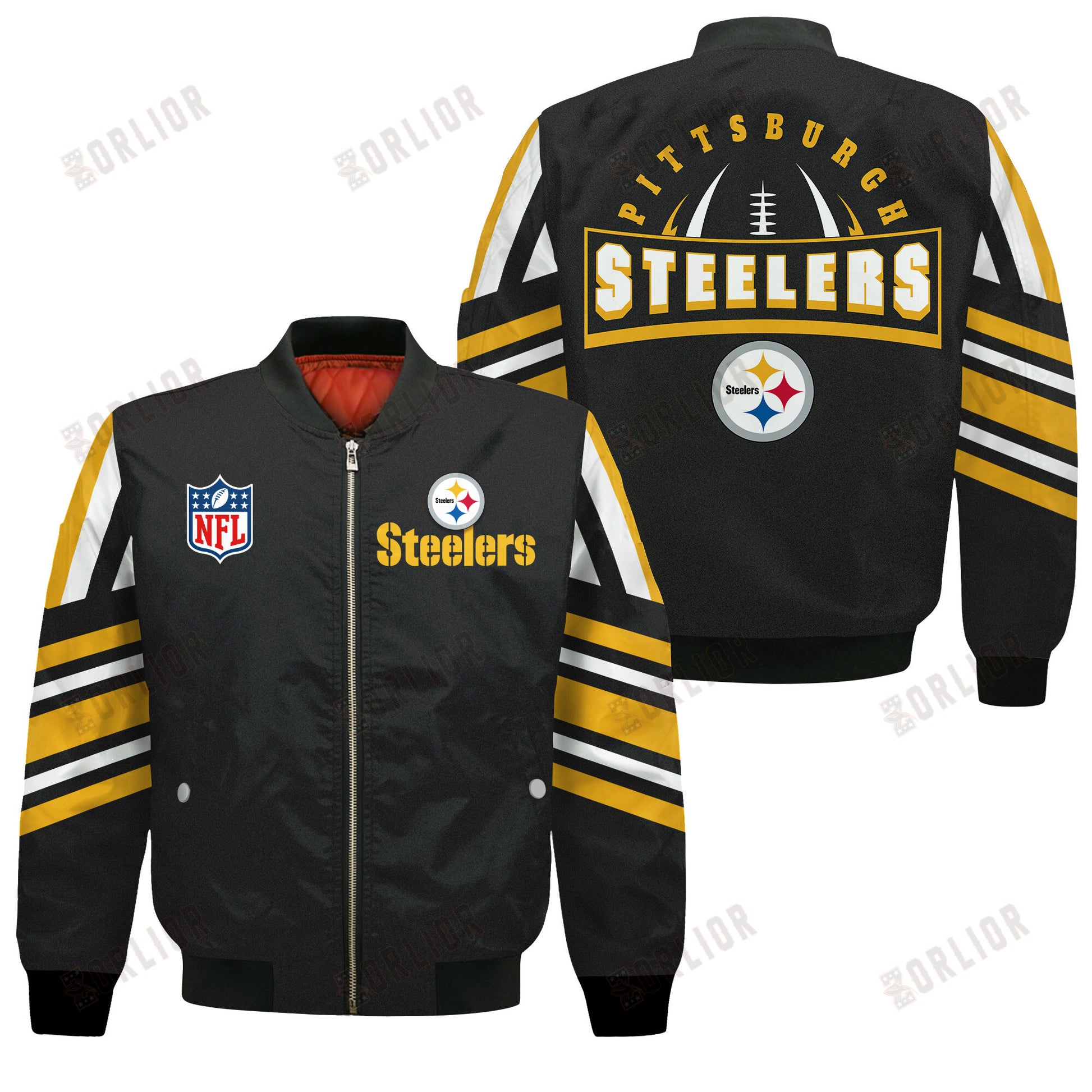 Pittsburgh Steelers Football Team 2024- 25 Immortal Faith Bomber Jacket