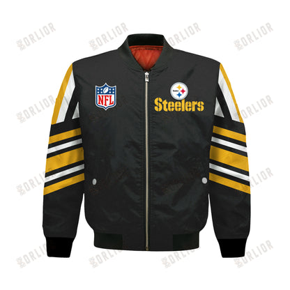 Pittsburgh Steelers Football Team 2024- 25 Immortal Faith Bomber Jacket