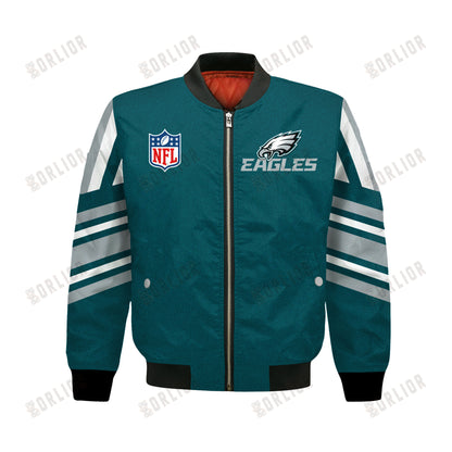 Philadelphia Eagles Football Team 2024- 25 Immortal Faith Bomber Jacket