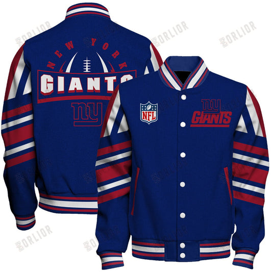 New York Giants Football Team 2024- 25 Immortal Faith Unisex Varsity Jacket