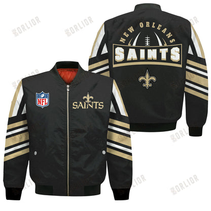 New Orleans Saints Football Team 2024- 25 Immortal Faith Bomber Jacket