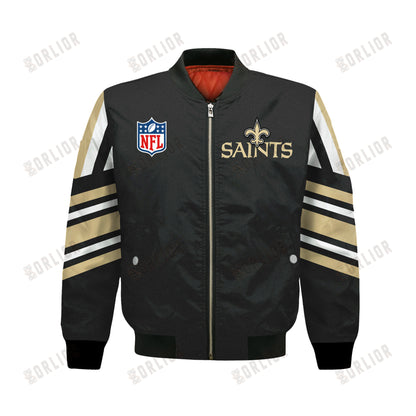 New Orleans Saints Football Team 2024- 25 Immortal Faith Bomber Jacket
