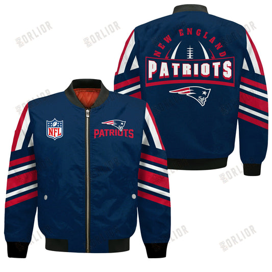 New England Patriots Football Team 2024- 25 Immortal Faith Bomber Jacket