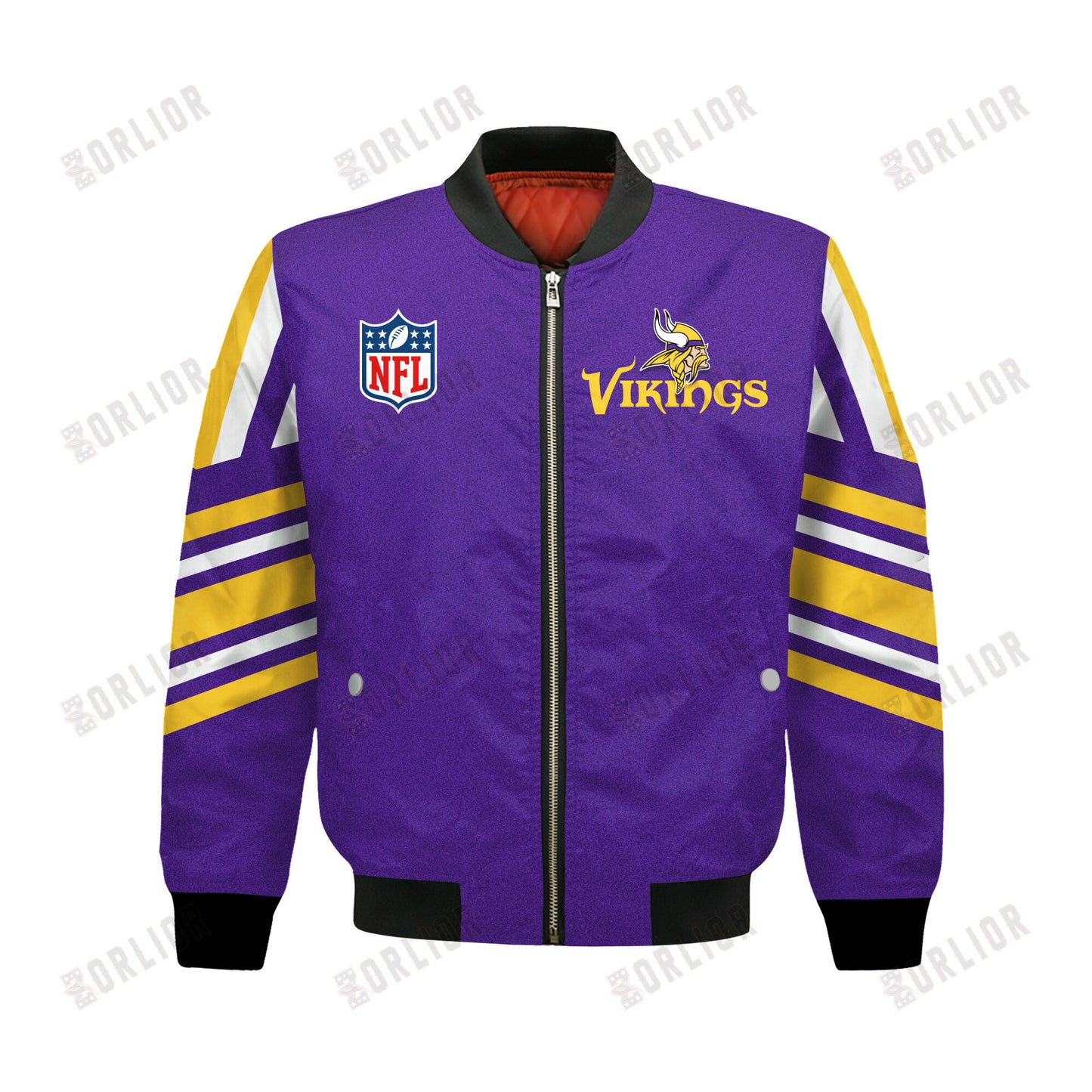 Minnesota Vikings Football Team 2024- 25 Immortal Faith Bomber Jacket