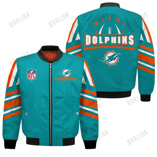 Miami Dolphins Football Team 2024- 25 Immortal Faith Bomber Jacket