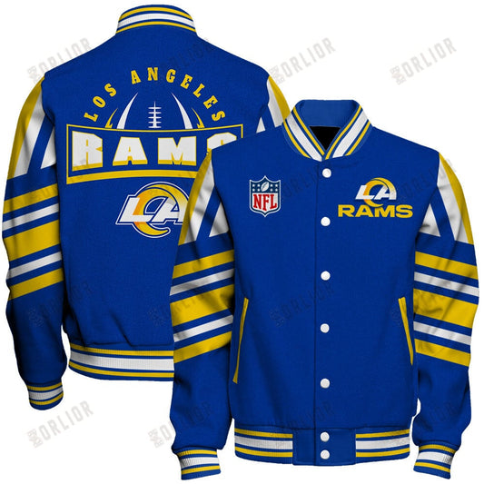 Los Angeles Rams Football Team 2024- 25 Immortal Faith Unisex Varsity Jacket