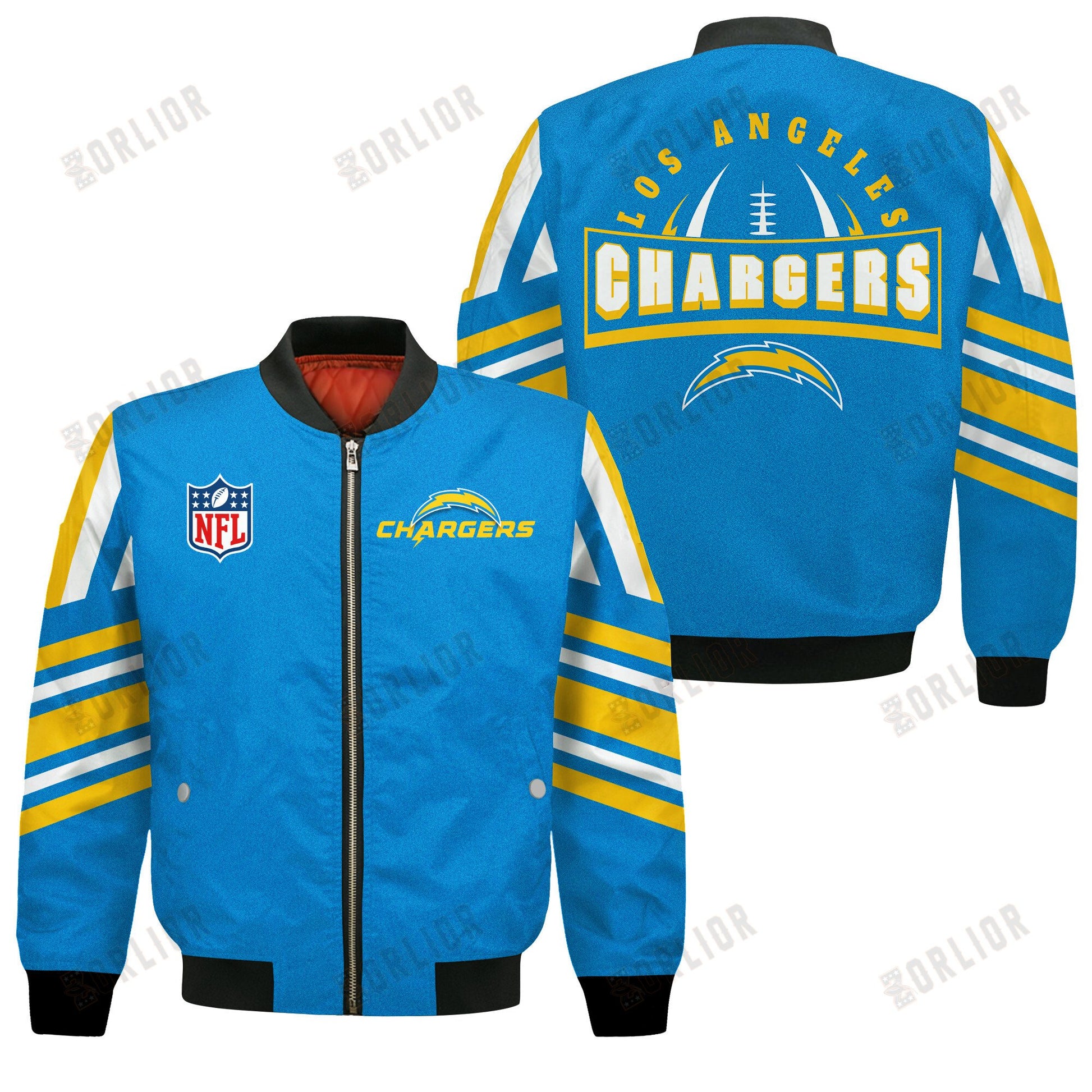 Los Angeles Chargers Football Team 2024- 25 Immortal Faith Bomber Jacket