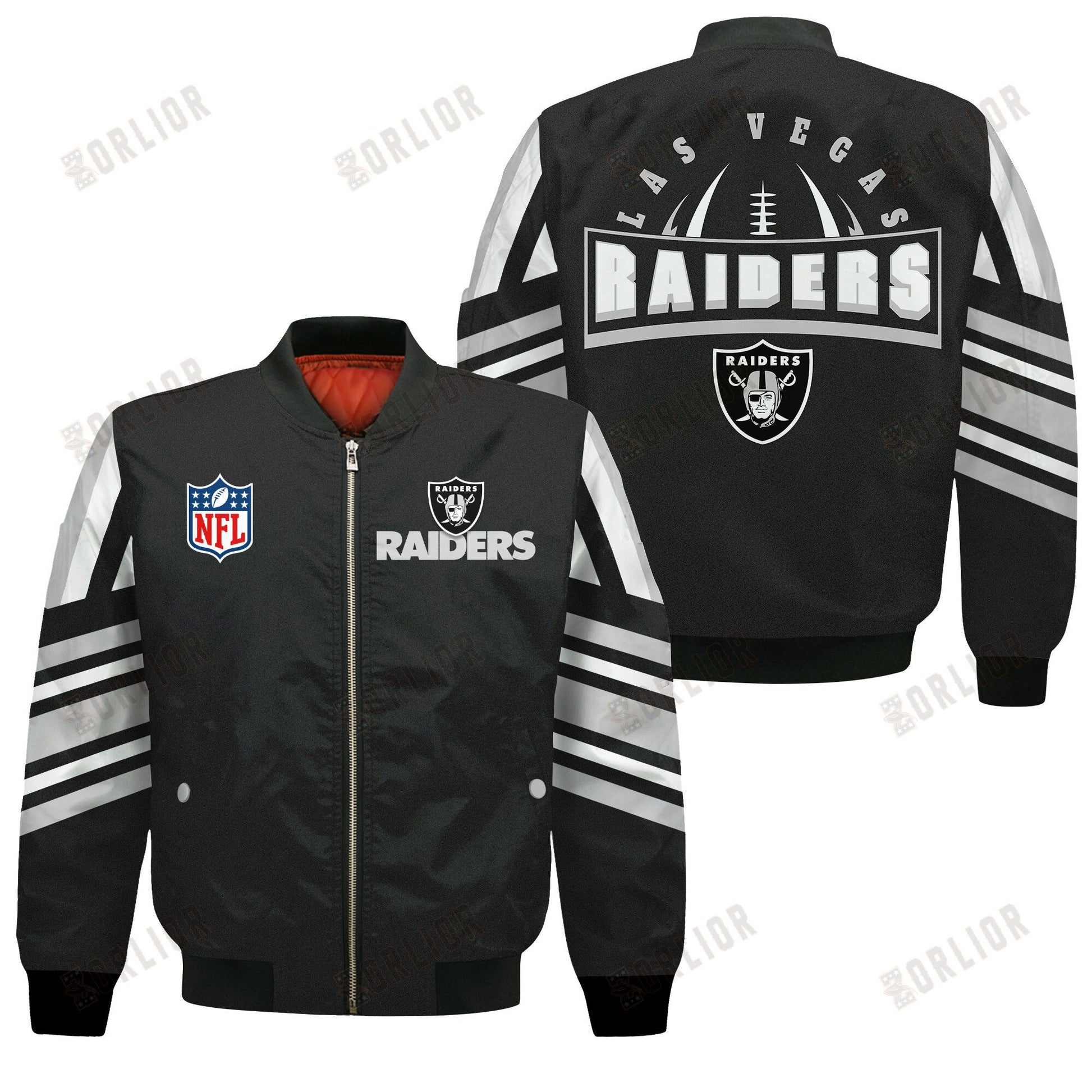 Las Vegas Raiders Football Team 2024- 25 Immortal Faith Bomber Jacket