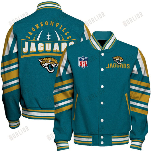 Jacksonville Jaguars Football Team 2024- 25 Immortal Faith Unisex Varsity Jacket