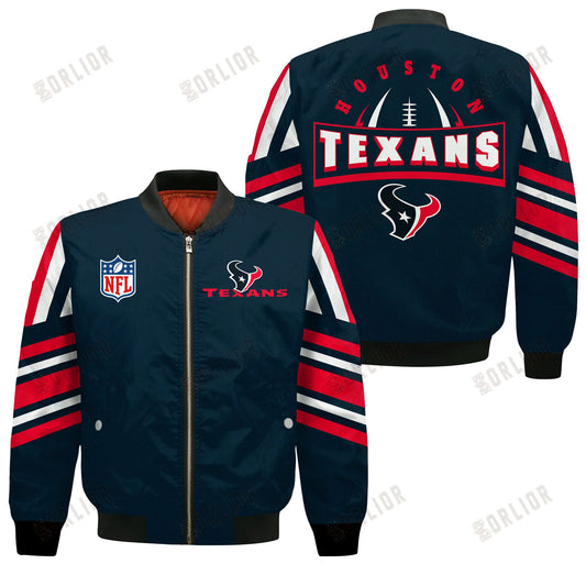 Houston Texans Football Team 2024- 25 Immortal Faith Bomber Jacket