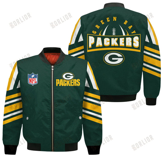 Green Bay Packers Football Team 2024- 25 Immortal Faith Bomber Jacket