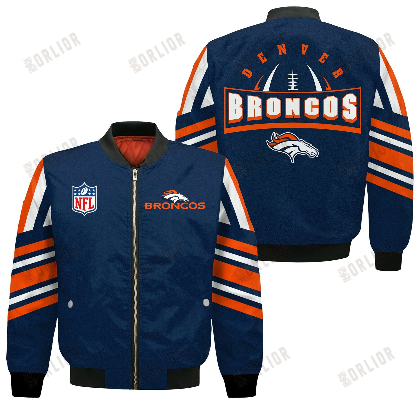 Denver Broncos Football Team 2024- 25 Immortal Faith Bomber Jacket