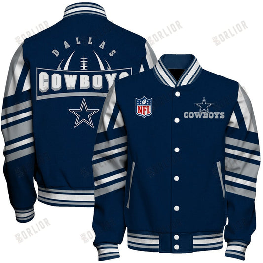 Dallas Cowboys Football Team 2024- 25 Immortal Faith Unisex Varsity Jacket
