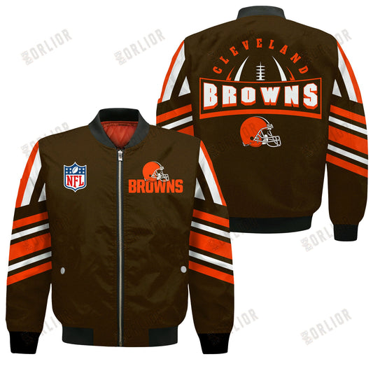 Cleveland Browns Football Team 2024- 25 Immortal Faith Bomber Jacket