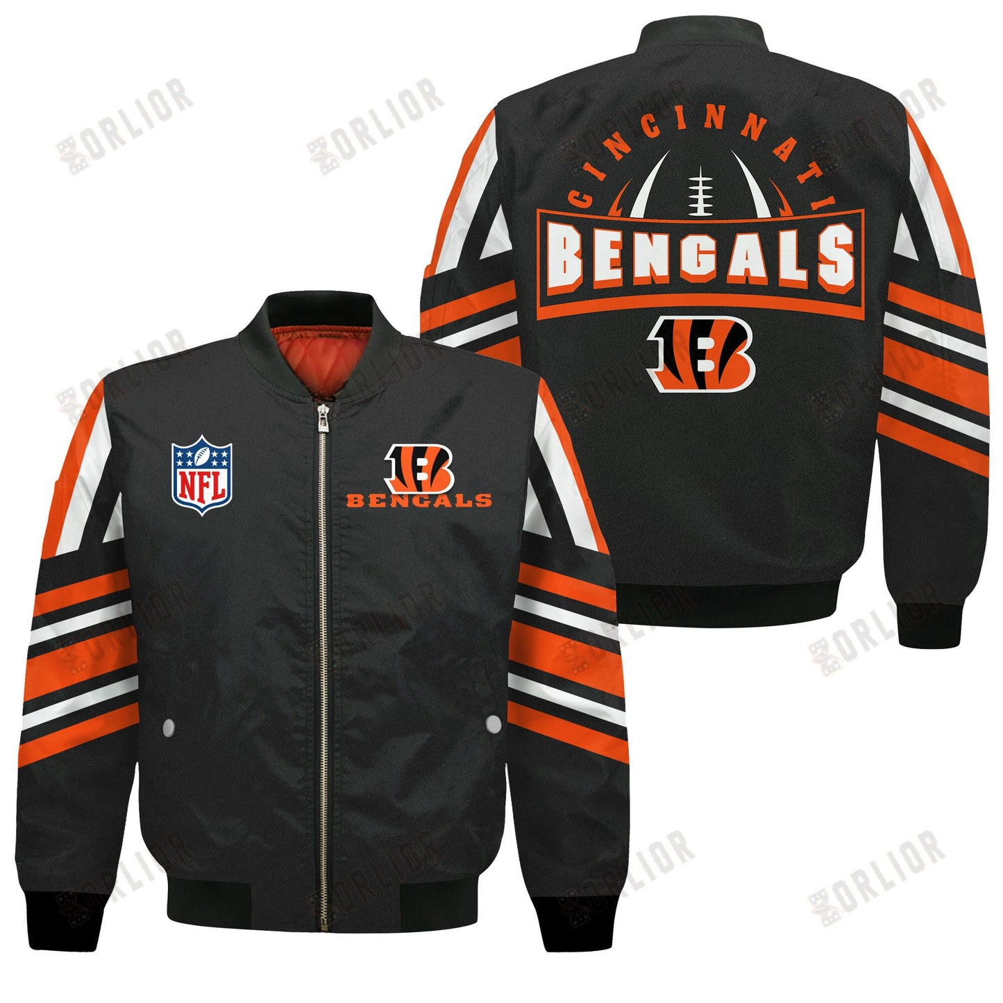 Cincinnati Bengals Football Team 2024- 25 Immortal Faith Bomber Jacket