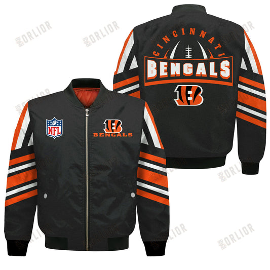 Cincinnati Bengals Football Team 2024- 25 Immortal Faith Bomber Jacket