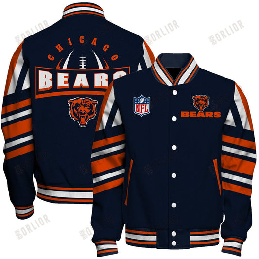 Chicago Bears Football Team 2024- 25 Immortal Faith Unisex Varsity Jacket