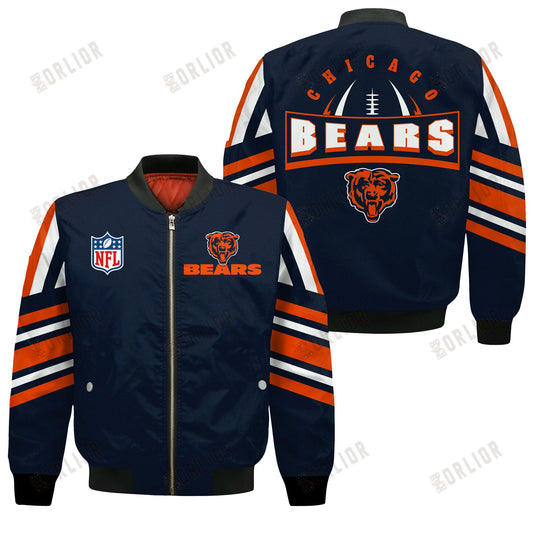 Chicago Bears Football Team 2024- 25 Immortal Faith Bomber Jacket