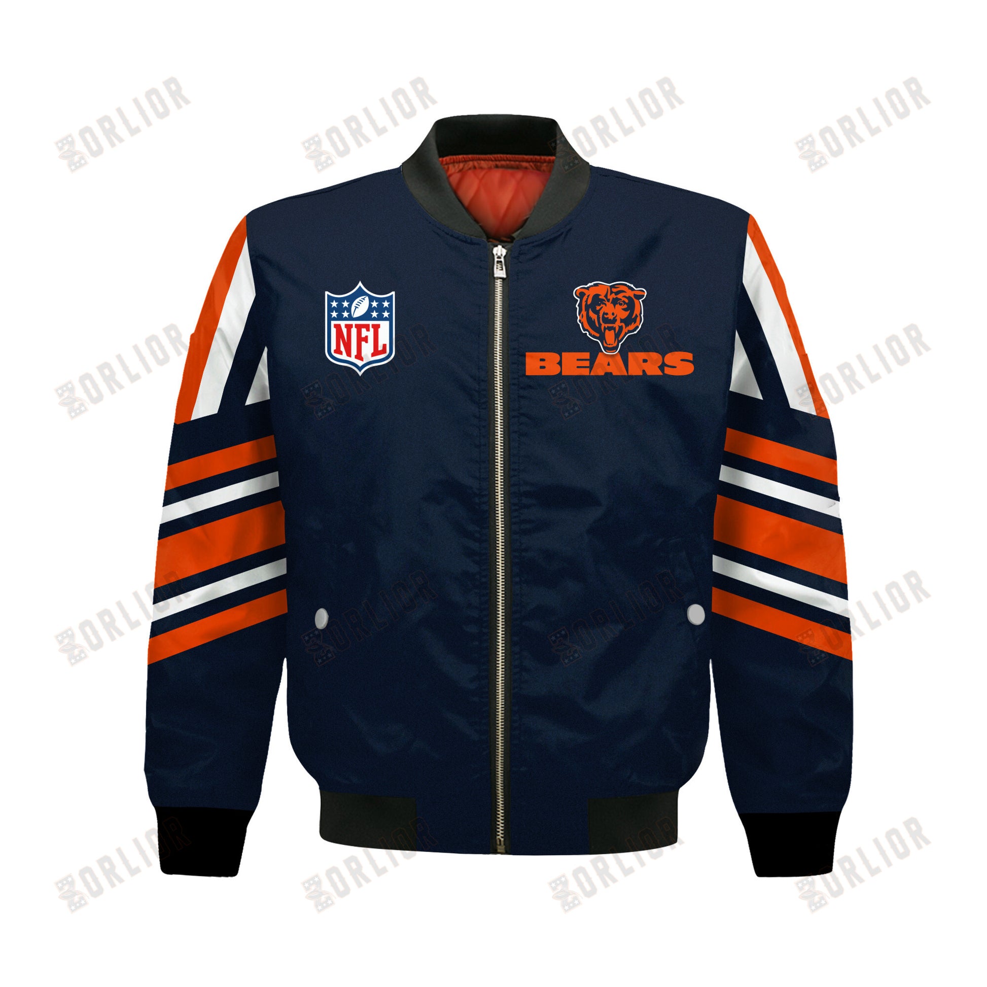 Chicago Bears Football Team 2024- 25 Immortal Faith Bomber Jacket
