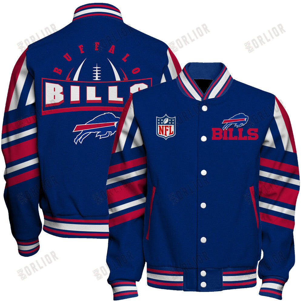 Buffalo Bills Football Team 2024- 25 Immortal Faith Unisex Varsity Jacket