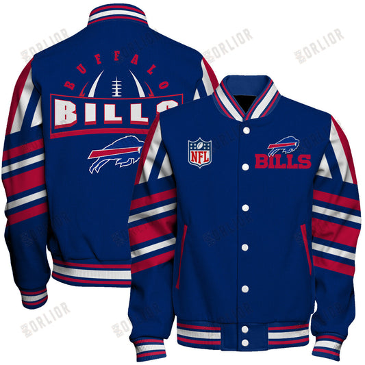 Buffalo Bills Football Team 2024- 25 Immortal Faith Unisex Varsity Jacket