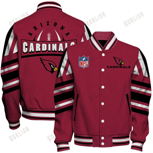 Arizona Cardinals Football Team 2024- 25 Immortal Faith Unisex Varsity Jacket
