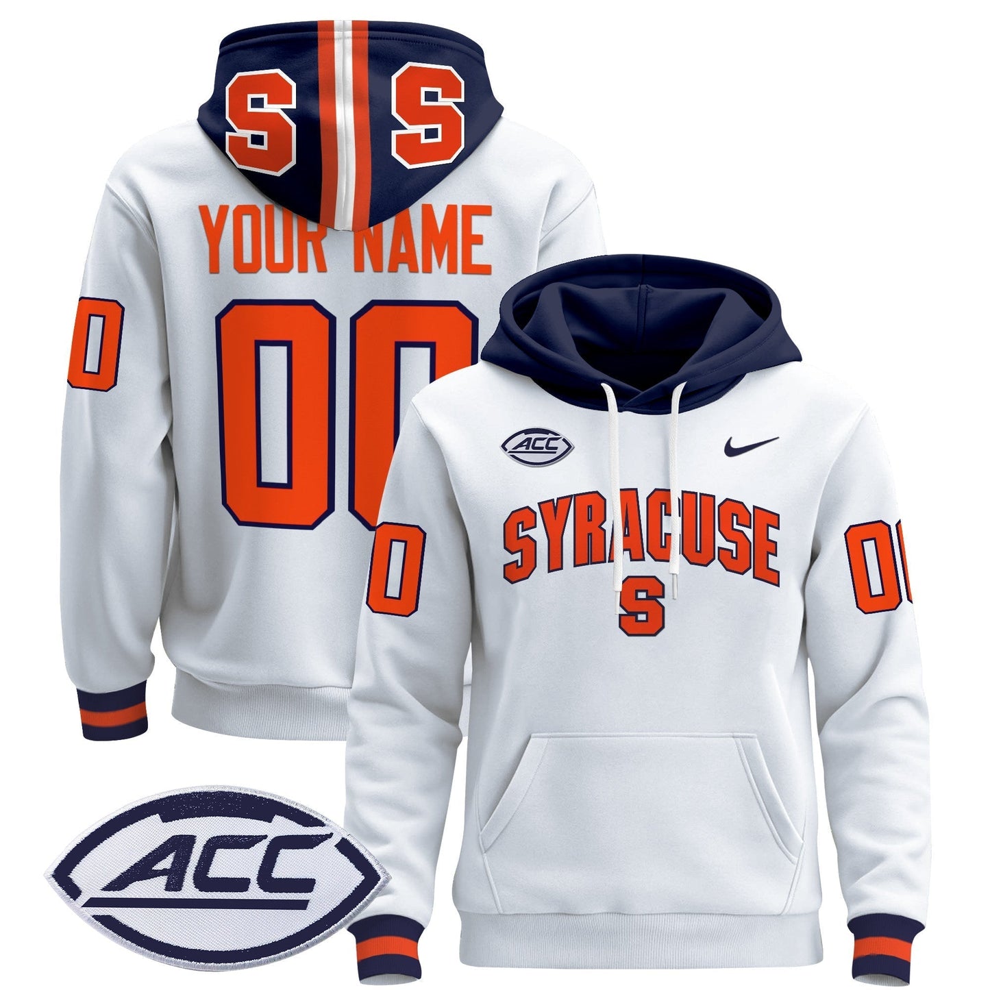 Syracuse Orange 2024 Custom Pullover Hoodie V2